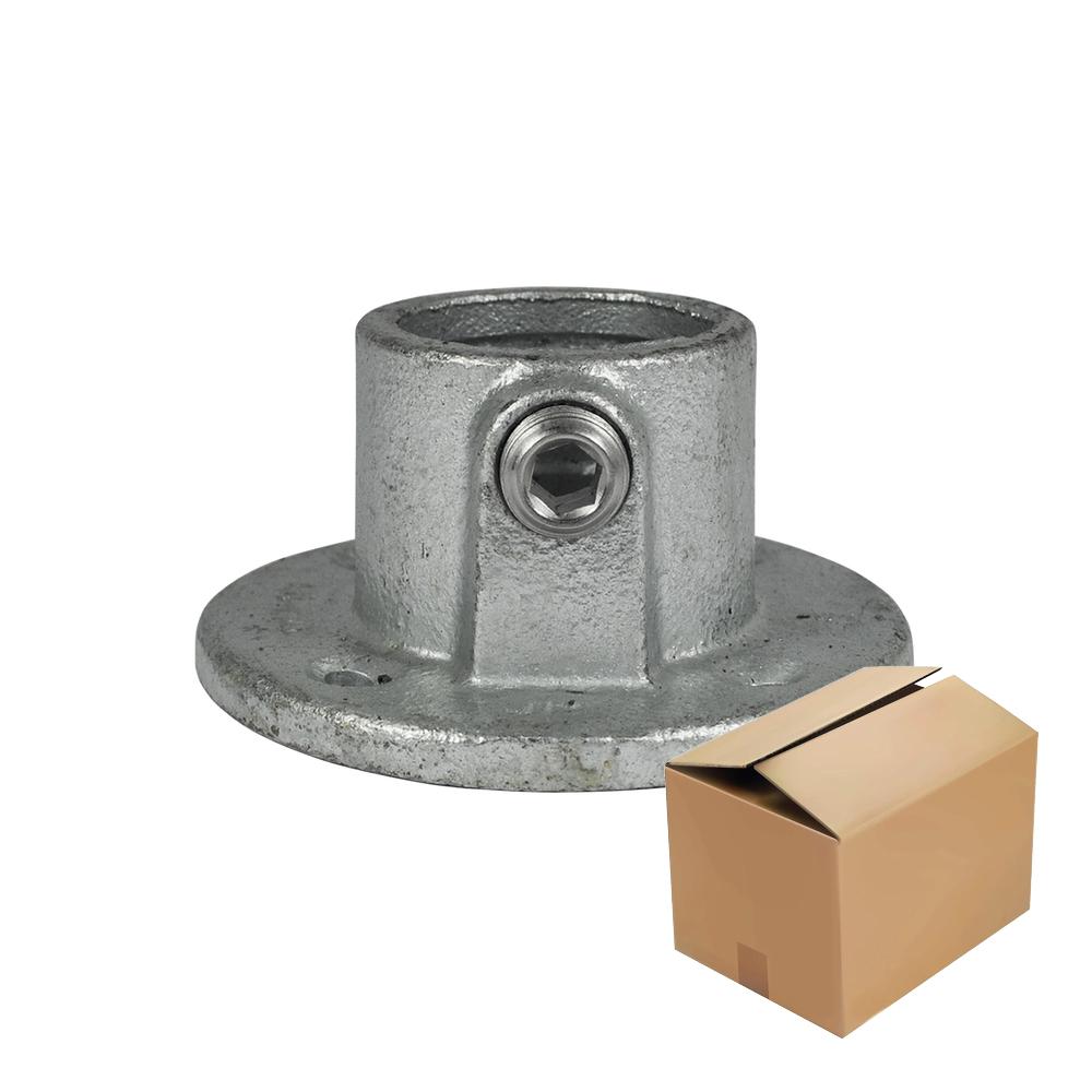 Doos Ronde voetplaat-F / 60,3 mm (15 stuks)